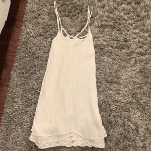 White volcom dress